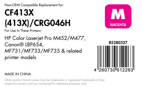 OFFICE-Partner Premium Toner recycelt - alternativ zu HP 410X M (CF413X) - magenta OFFICE-Partner Premium Toner recycelt - alternativ zu HP 410X M (CF413X) - magenta